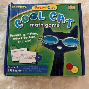 Cool Cat math game, grade 1
